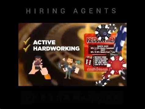 online casino agents hiring